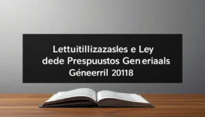 actualizaciones ley de presupuestos generales 2018