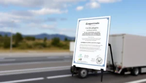 certificado para actividades de transporte y logistica