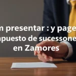Cómo presentar y pagar el impuesto de sucesiones en Zamora