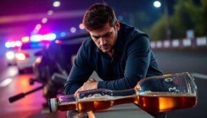 consecuencias de dar positivo en alcohol tras un accidente de trafico