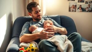 edad adecuada para que un bebe se quede con su padre