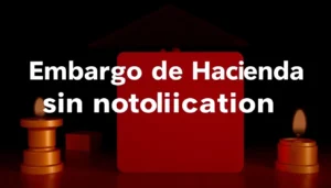 embargo de hacienda sin notificacion derechos y recursos disponibles
