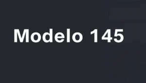 modelo 145 de la agencia tributaria para declaraciones fiscales