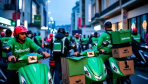 repartidores de deliveroo relacion laboral y no autonoma