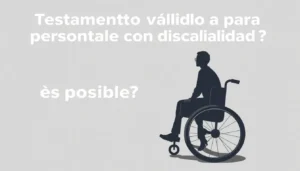 testamento valido para personas con discapacidad es posible